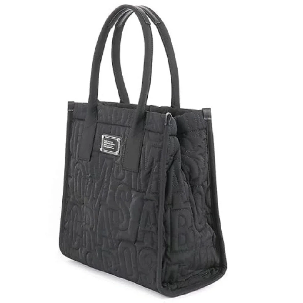 Marc Jacobs Large Nylon Quilted Tote (Black)